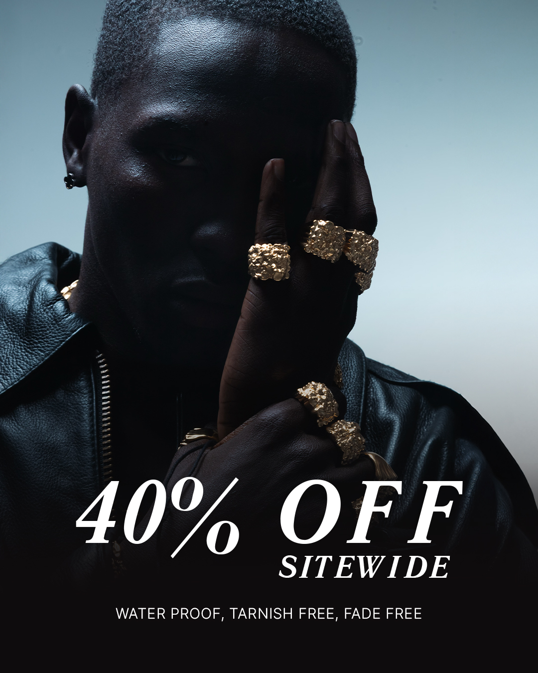 Pholoh — 40% off sitewide gold rings ad creative