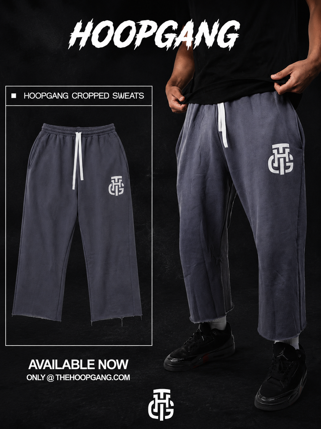 The Hoop Gang — Cropped Sweats availability ad